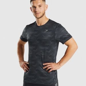 Gymshark SPORT T-SHIRT XXL Black Print